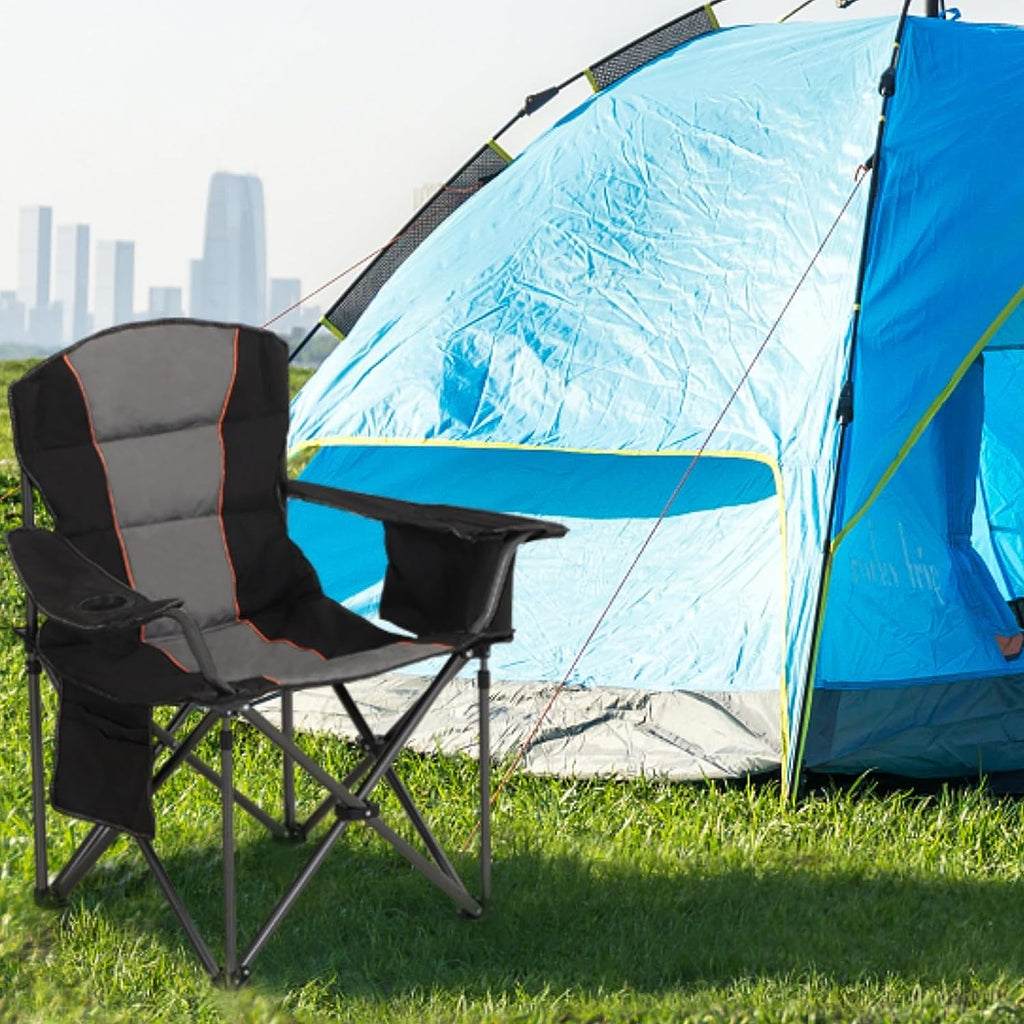 Portable Camping Folding Chair Heavy Duty Foldable Outdoor Chair